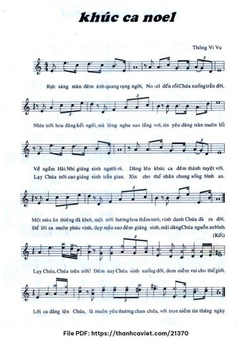 Khúc ca Noel - Thông Vi Vu - trang 1