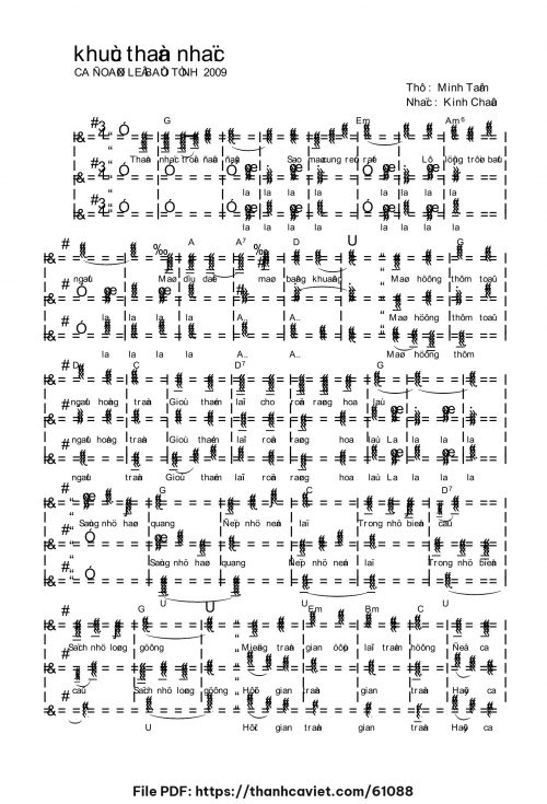 Khúc thần nhạc - Kinh Châu - Minh Tâm - trang 1