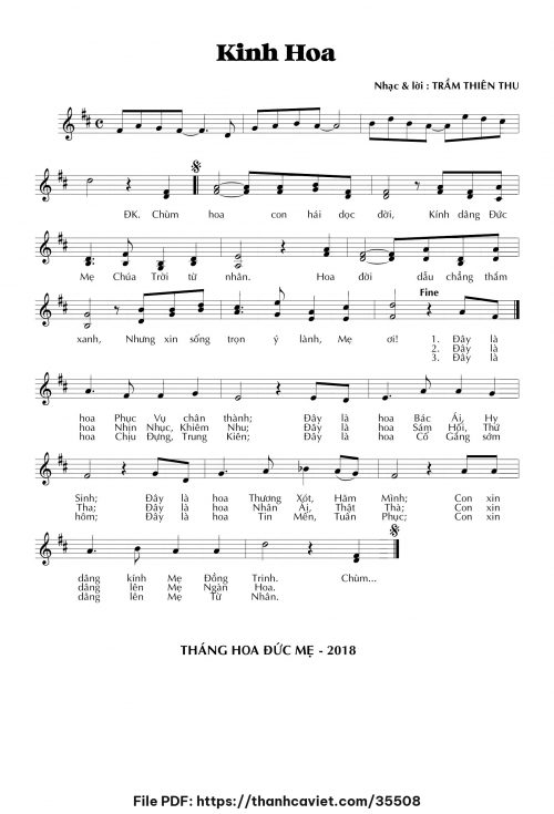 Kinh hoa - Trầm Thiên Thu - trang 1