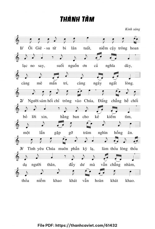 Kinh sáng Lễ Thánh Tâm Chúa - Chưa biết - trang 1