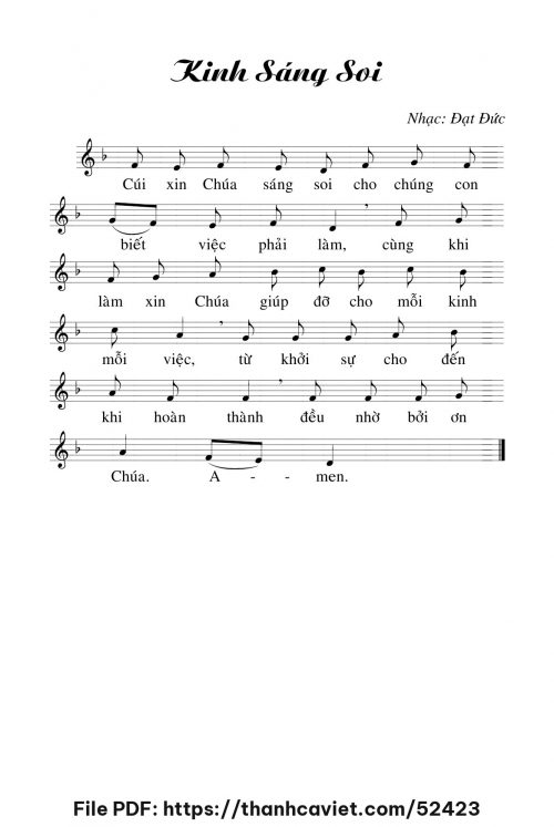 Kinh sáng soi - Đạt Đức - trang 1