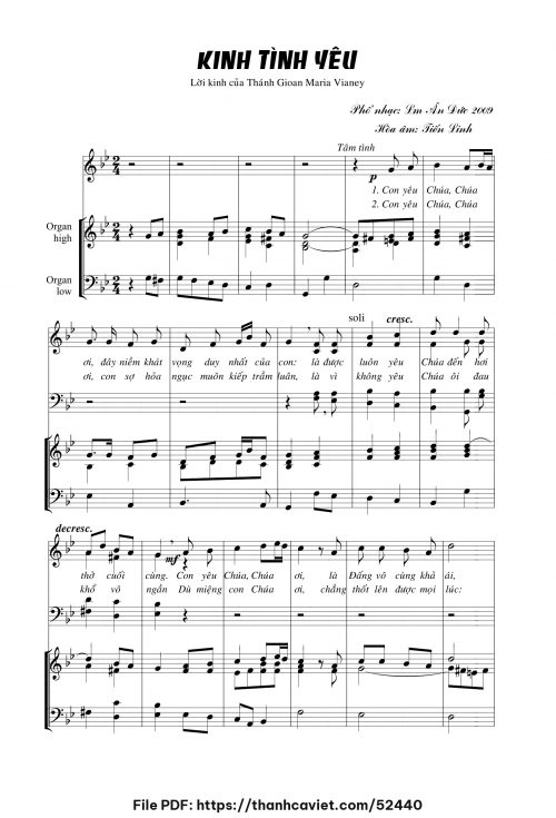 Kinh tình yêu - Tiến Linh - Lm. Ân Đức - trang 1