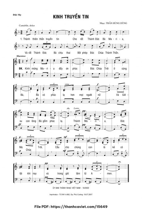 Kinh Tuyền tin - Trần Hùng Dũng - trang 1