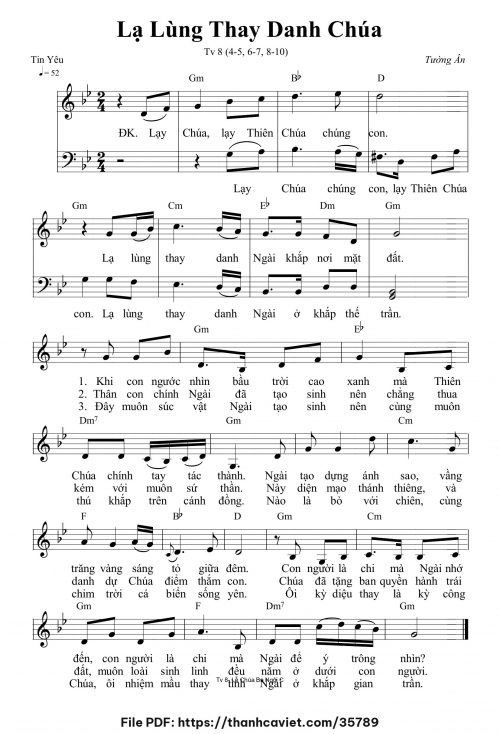 Lạ lùng thay danh Chúa - Tường Ân - trang 1