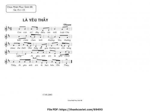 Là yêu Thầy - Vinam - trang 1