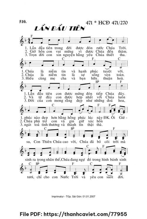 Lần đầu tiên - Anh Tuấn - trang 1