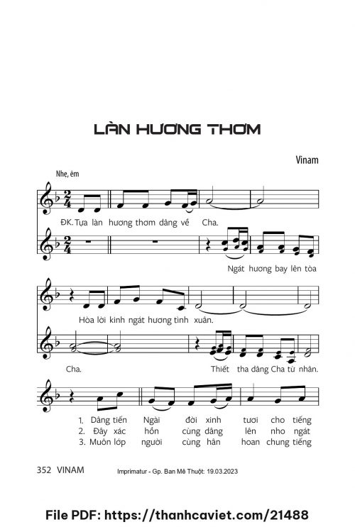 Làn hương thơm - Vinam - trang 1