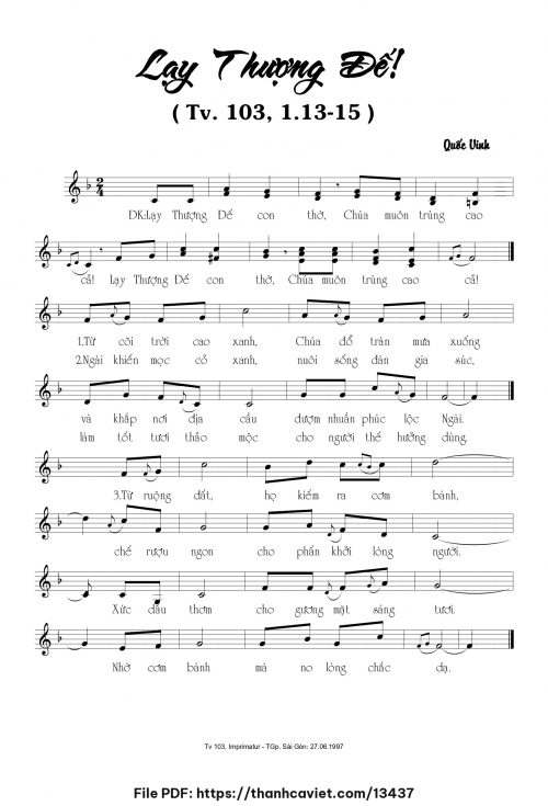 Lạy Thượng Đế! - Quốc Vinh - trang 1
