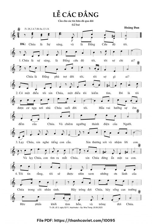 Lễ Các Đẳng - Hoàng Đan - trang 1