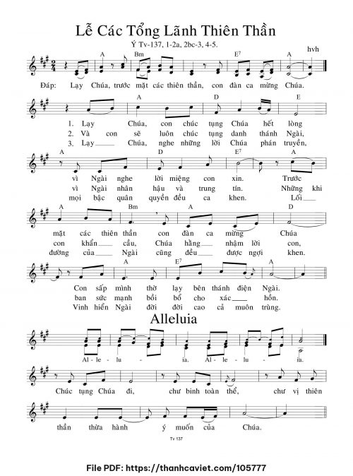 Lễ các Tổng Lánh Thiên Thần - hvh - trang 1