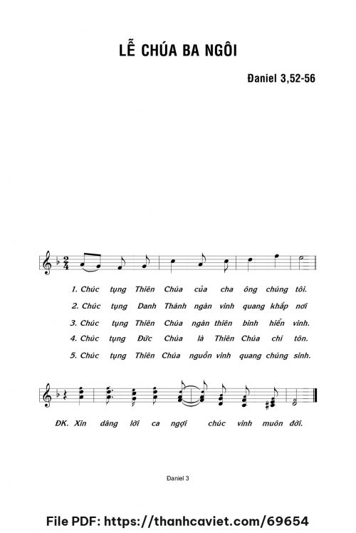 Lễ Chúa Ba Ngôi năm A - Lm. Thái Nguyên - trang 1