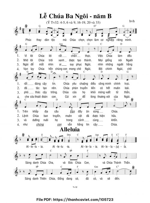 Lễ Chúa Ba Ngôi năm B - hvh - trang 1