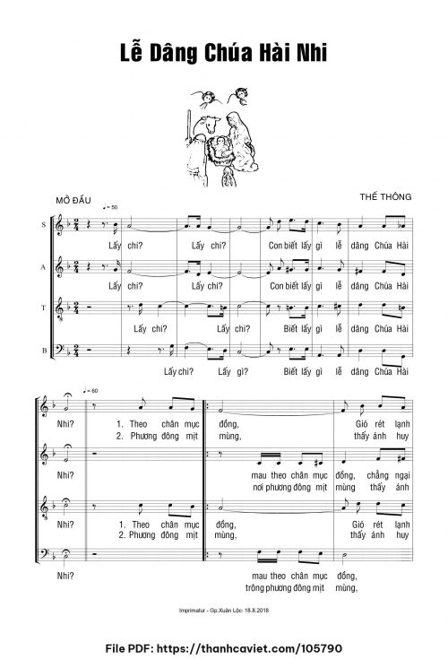 Lễ dâng Chúa Hài Nhi - Thế Thông - trang 1