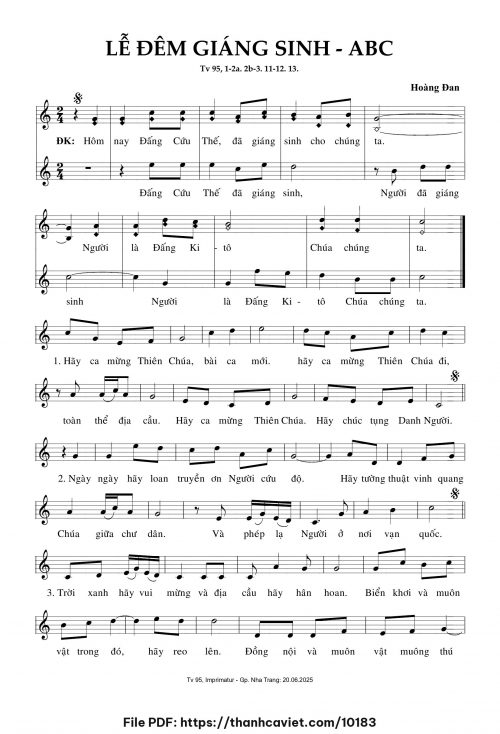 Lễ Đêm Giáng Sinh ABC - Hoàng Đan - trang 1