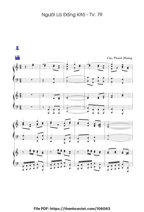 Lễ đêm Giáng Sinh – Người là Đấng Kitô - Cao Thanh Hoàng - trang 1