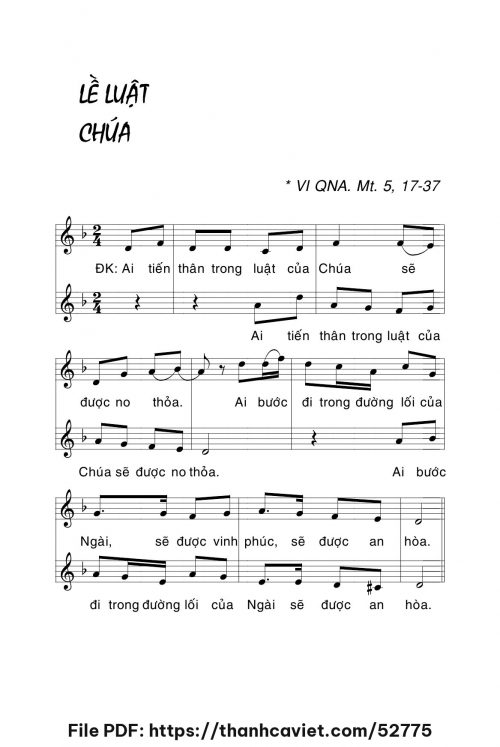 Lề luật Chúa - Lm. La Thập Tự - trang 1