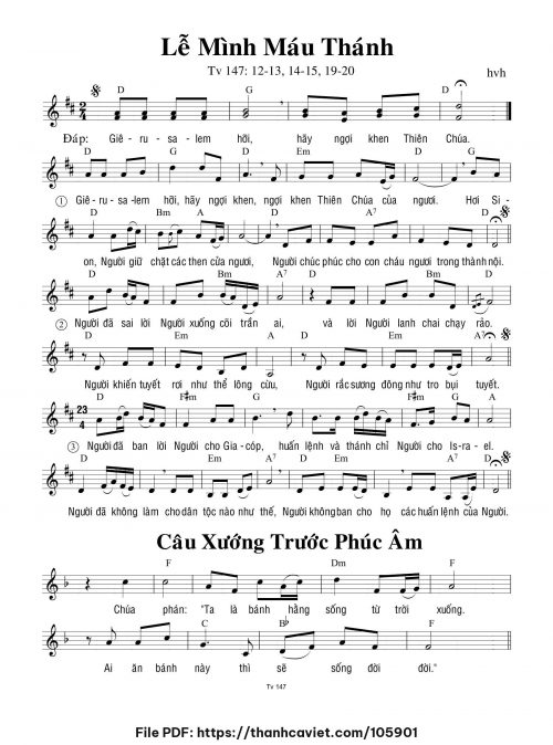 Lễ Mình Máu Thánh - hvh - trang 1