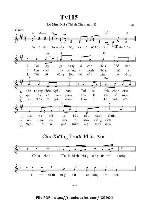 Lễ Mình Máu Thánh Chúa năm B - hvh - trang 1