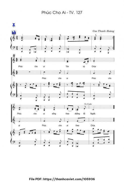 Lễ Thánh Gia – Phúc cho ai - Cao Thanh Hoàng - trang 1