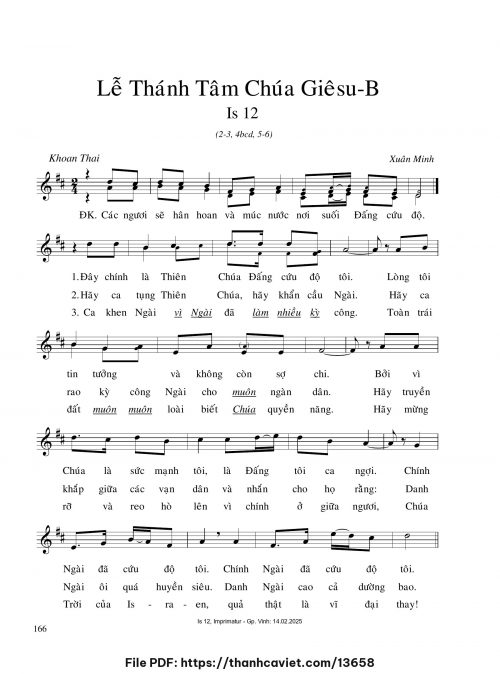 Lễ Thánh Tâm Chúa Giêsu B - Xuân Minh - trang 1
