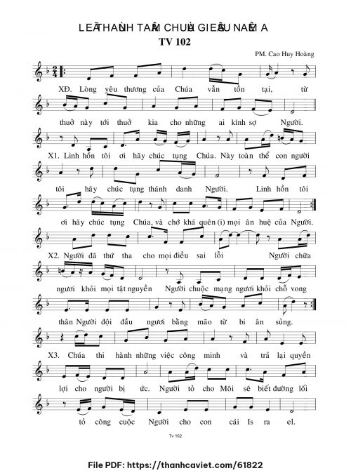 Lễ Thánh Tâm Chúa Giêsu năm A - Cao Huy Hoàng - trang 1