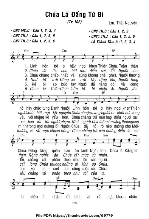 Lễ Thánh Tâm năm A - Lm. Thái Nguyên - trang 1