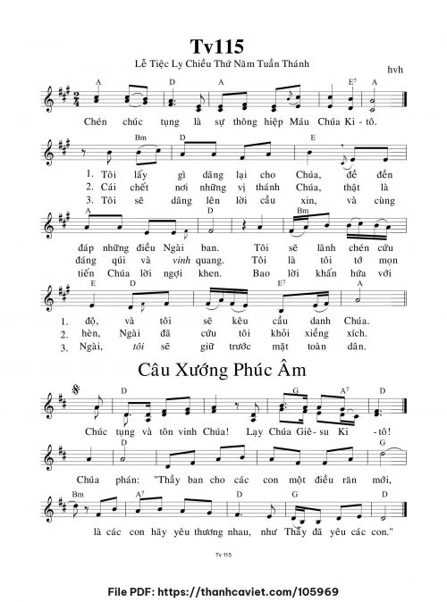 Lễ Tiệc Ly chiều thứ Năm Tuần Thánh - hvh - trang 1