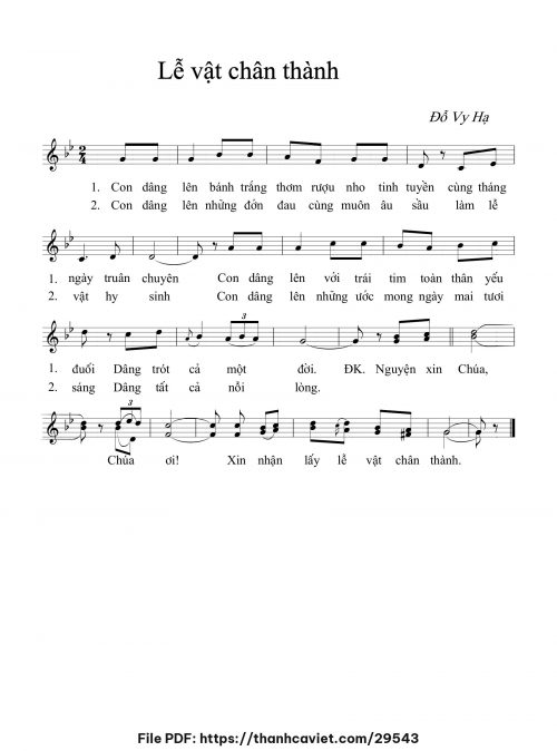 Lễ vật chân thành - Đỗ Vy Hạ - trang 1