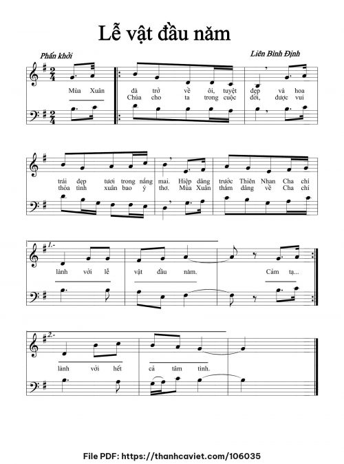 Lễ vật đầu năm - Liên Bình Định - trang 1