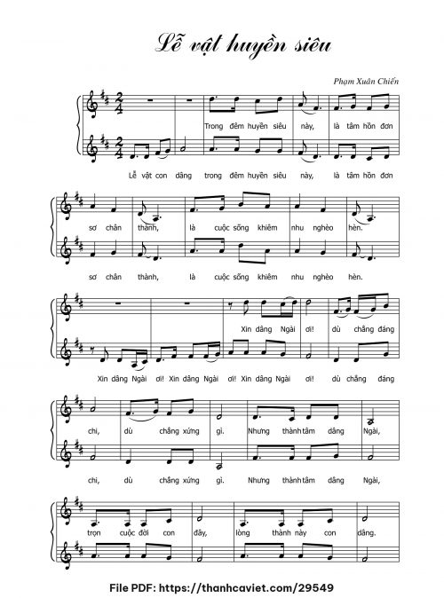 Lễ vật huyền siêu - Phạm Xuân Chiến - trang 1