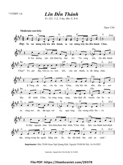Lên đền thánh - Ngọc Cẩn - trang 1
