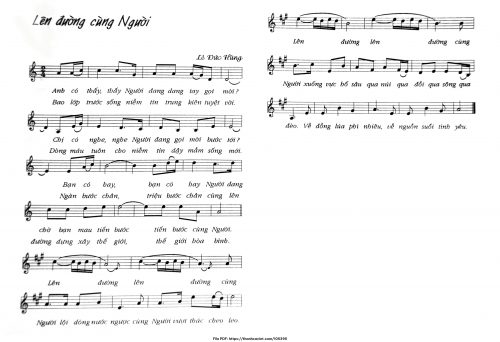 Lên đường cùng Người - Lê Đức Hùng - trang 1