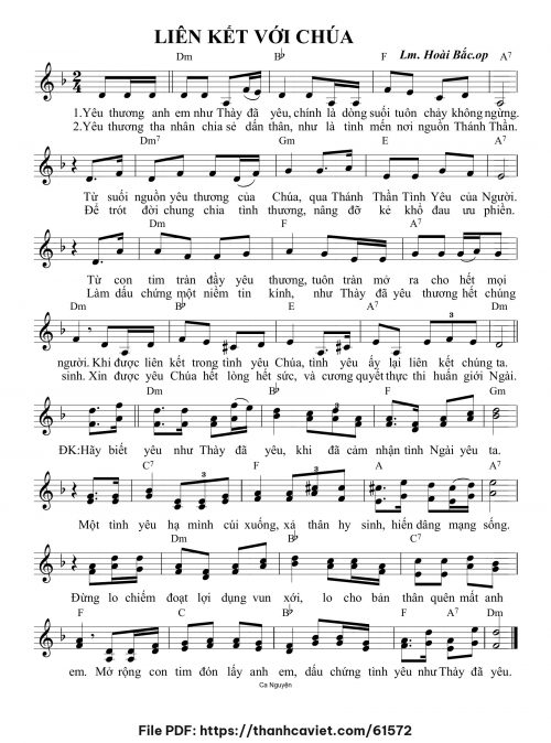 Liên kết với Chúa - Lm. Hoài Bắc, OP - trang 1