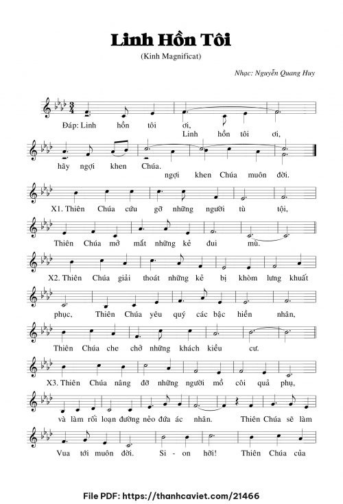 Linh hồn tôi - Nguyễn Quang Huy - trang 1