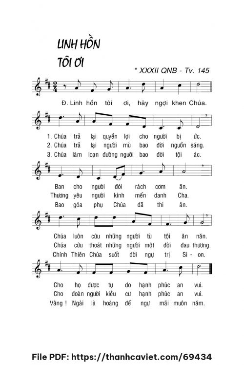 Linh hồn tôi ơi - Lm. La Thập Tự - trang 1