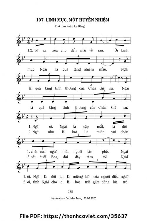 Linh mục, một huyền nhiệm [Lễ Dầu ABC] – - Lm. Mi Trầm - trang 1