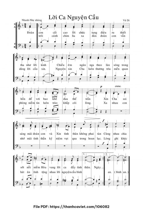 Lờca nguyện cầu - Vũ Di - trang 1