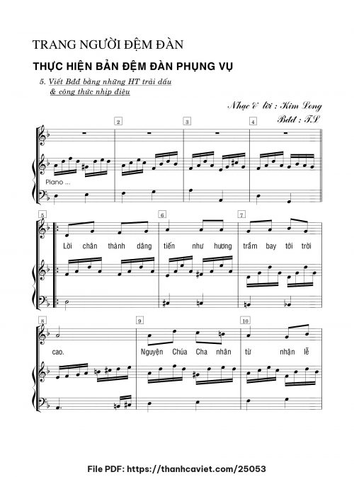 Lời chân thành 3 - Tiến Linh - trang 1