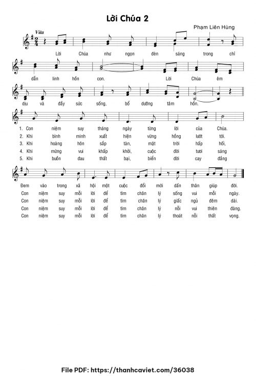 Lời Chúa 2 - Lm. Phạm Liên Hùng - trang 1