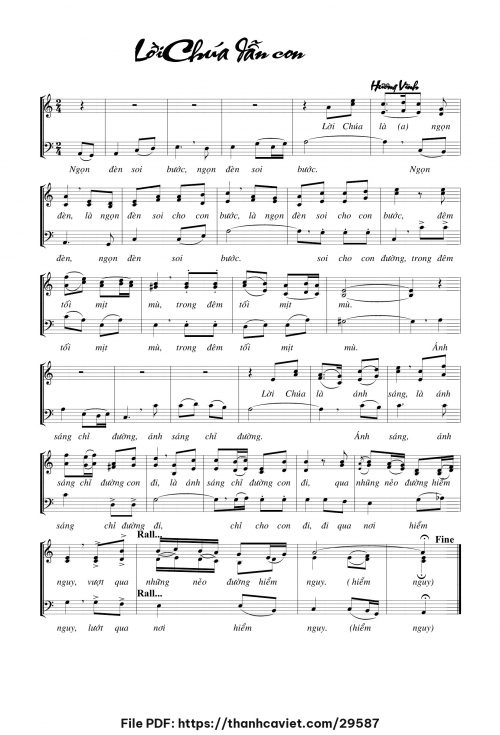 Lời Chúa dẫn con - Hương Vĩnh - trang 1