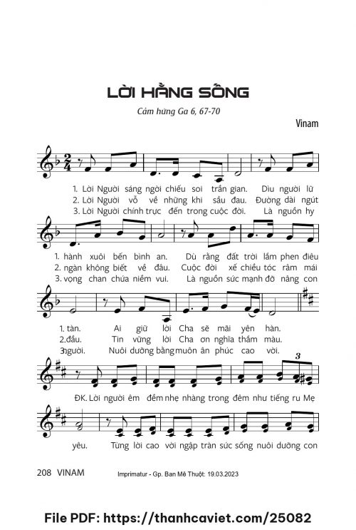Lời hằng sống - Vinam - trang 1