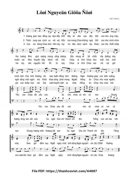 Lời nguyện giữa đời - Thế Thông - trang 1