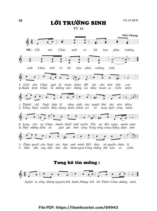 Lời trường sinh - Viết Chung - trang 1