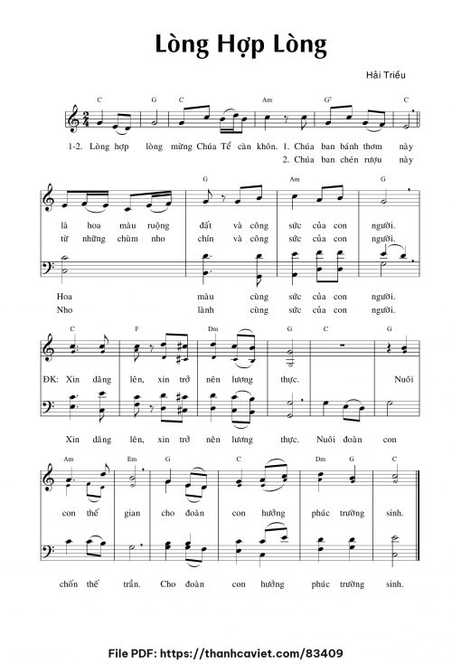 Lòng hợp lòng - Hải Triều - trang 1