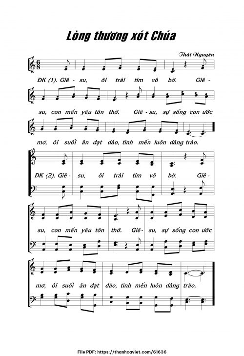 Lòng Thương Xót Chúa - Lm. Thái Nguyên - trang 1