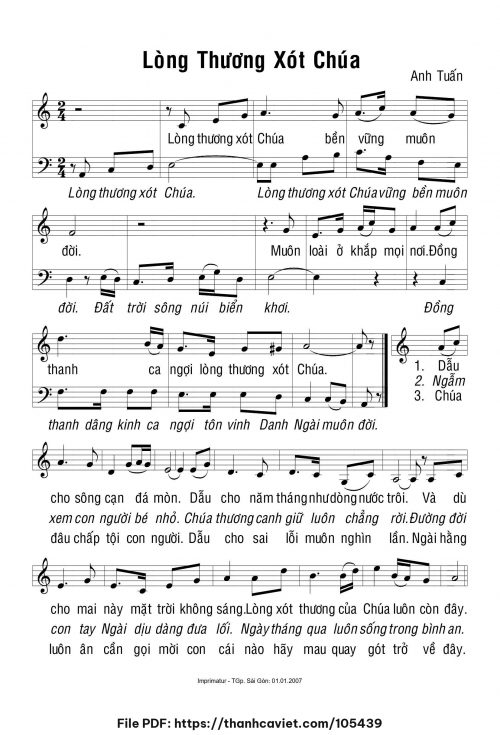 Lòng thương xót Chúa - Anh Tuấn - trang 1