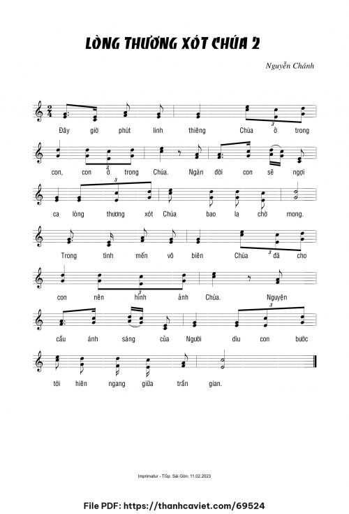 Lòng thương xót Chúa 2 - Nguyễn Chánh - trang 1