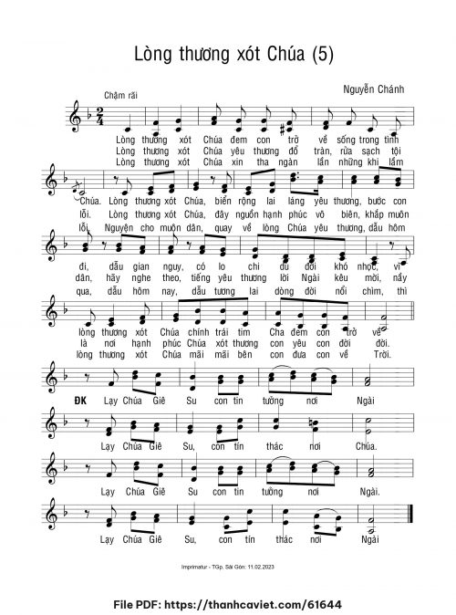 Lòng thương xót Chúa 5 - Nguyễn Chánh - trang 1