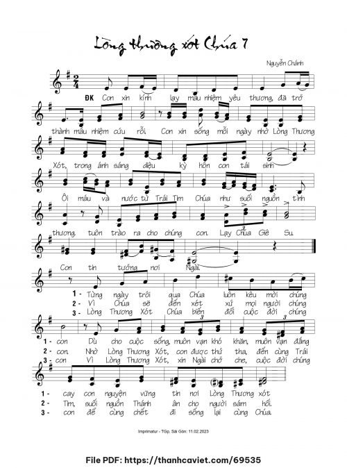Lòng thương xót Chúa 7 - Nguyễn Chánh - trang 1