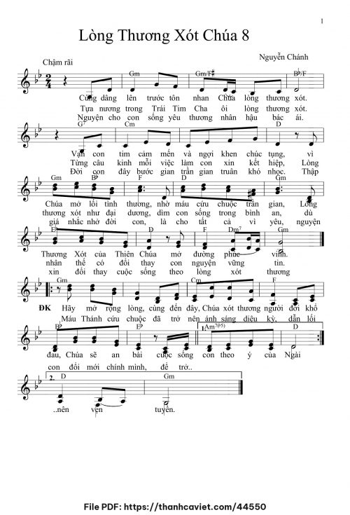 Lòng Thương Xót Chúa 8 - Nguyễn Chánh - trang 1